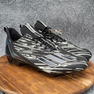 Adidas Adizero 12.0 Football Glow In The Dark Mens Size 14 Black White IE5447